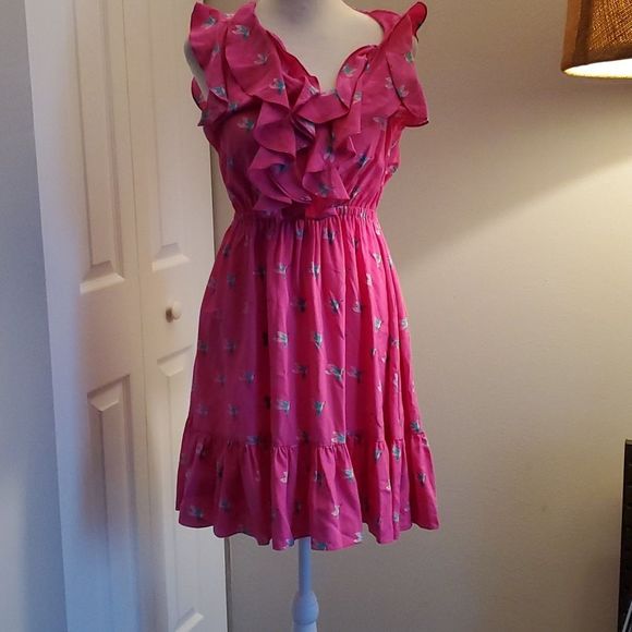 kate spade Dresses Kate Spade Bright Pink Sleeveless Dress 2